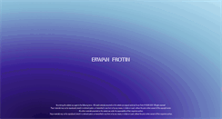 Desktop Screenshot of erwanfrotin.com